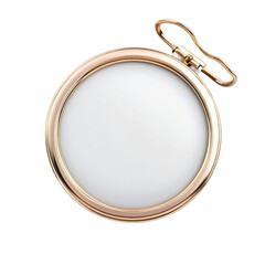 Obraz premium Badge pin brooch isolated on white. Pin button. Mockup. Blank. Empty. Front view. 3d illustration [Transparent Background PNG]