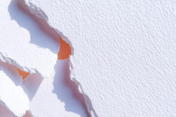 White coarse cotton rag paper texture background rustic minimal design