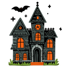 Halloween Elements Collection – Seamless Spooky and Cute Designs with Pumpkins, Ghosts, Witches, Bats, and Trick-or-Treat Elements