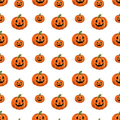 Halloween Pattern Collection – Seamless Spooky and Cute Designs with Pumpkins, Ghosts, Witches, Bats, and Trick-or-Treat Elements