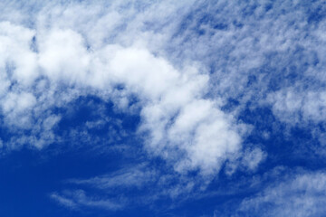 Altocumulus clouds