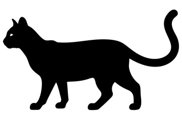 Short Haired Bengal Cat Silhouette feline animal