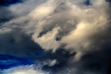 Obraz premium Altocumulus clouds