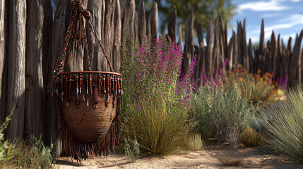 Traditional apache basket