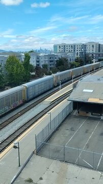 Railway in the city