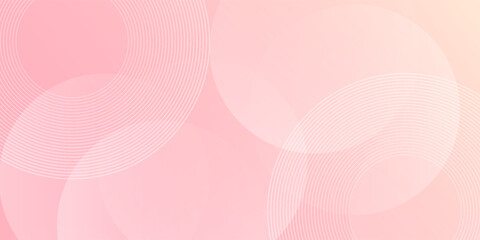 Minimalist banner background, pastel colorful, pink and yellow gradations. illustration modern.