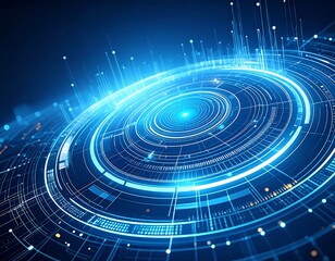 Abstract futuristic technology graphic