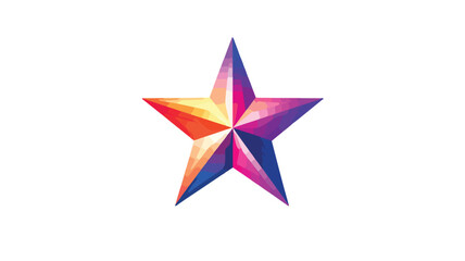 Star Symbol Background Wide Angle Center