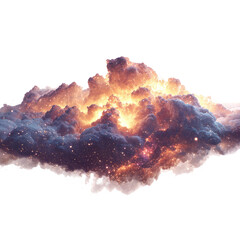 Obraz premium Cosmic cloud formation