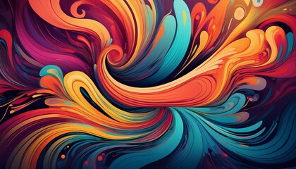 a vibrant backdrop created with generative tools