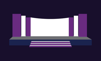 2d stage design for events and presentations