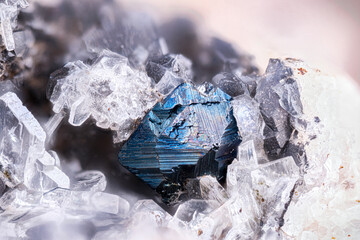 Oxided Magnetite on Sanidine. Specimen from Sanidine. Krufter ofen, Kruft, Mayen-Koblenz, Germany....