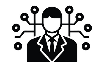 data science expert vector icon