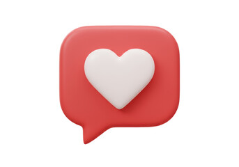 Isolated Like Heart Social Media Icon