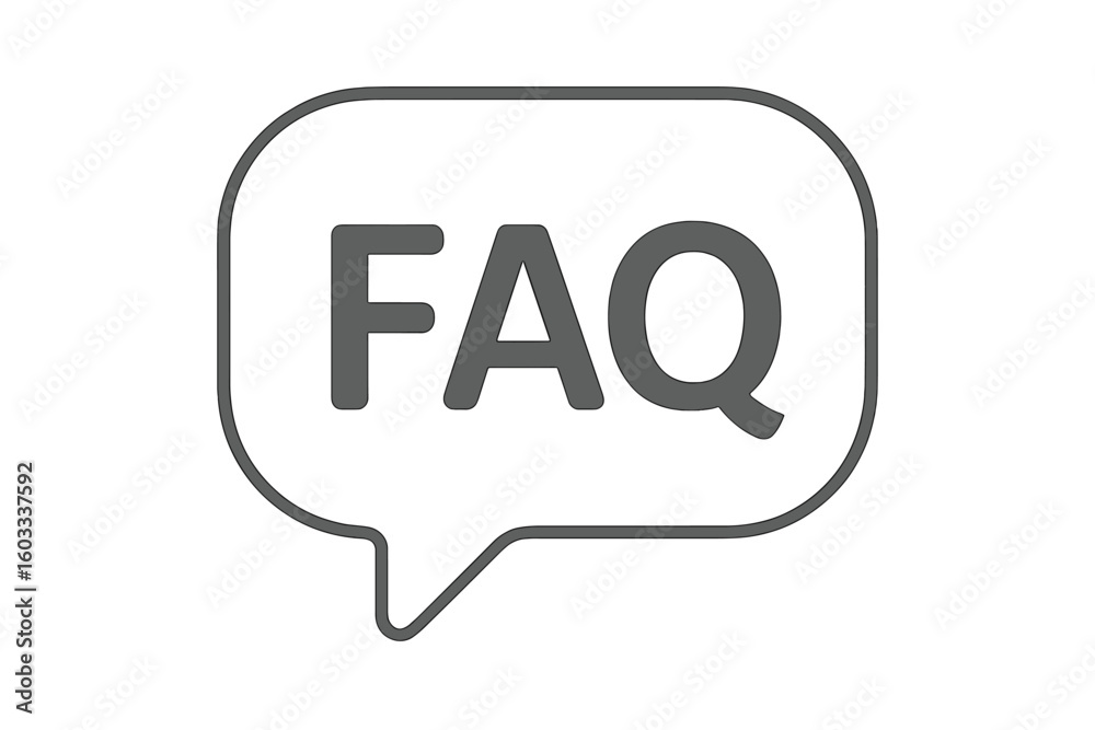 Poster faq speech bubble symbol. frequently asked questions icon. help and support sign for web. customer s