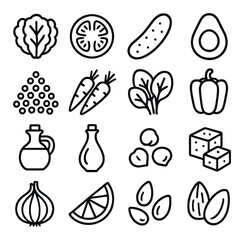 Halloween costume silhouettes: witch, vampire, mummy, werewolf, pumpkin, demon, skeleton, clown