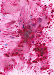 Abstract watercolor texture with red ink splashes and crystal-like patterns, perfect for backgrounds, creative design projects, or artistic digita