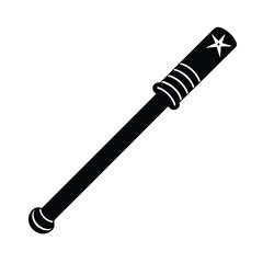 Naklejka premium police baton