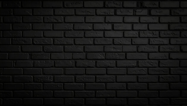 Schwarze Backsteinmauer 