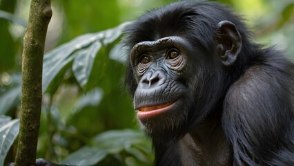 Gorilla in the forest
