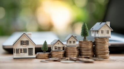 Real estate investment and property management concept, Buying, owning, and selling properties for profit with cash flow, Appreciation, Tax benefits in the online real estate market