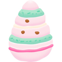 Pastel Christmas Sweets Png