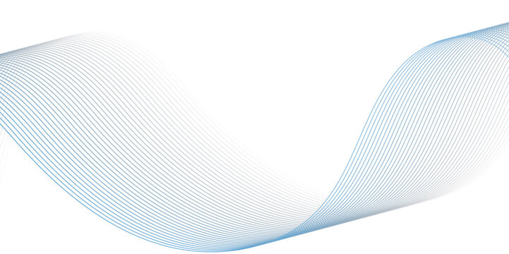 "Minimal abstract wave background with smooth blue curved lines on a white backdrop. Perfect for presentations, technology themes, corporate designs, and modern graphic compositions"