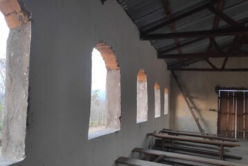 Church window openings in Northern Mozambique