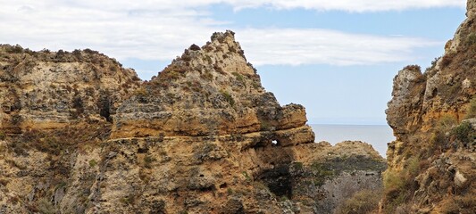Karstgestein an der Algarvek&uuml;ste