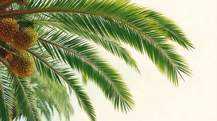 Fototapeta premium palm tree leaves