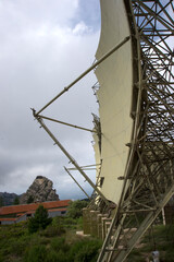 old abandoned USAF (United States Air Force) radio base on Mount Limbara . Tempio Pausania, Sassari, Italy, Europe
