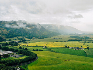 View at Stirling and Forth RIver - Scotland