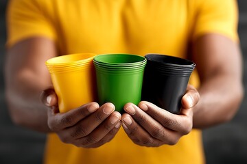 hands holding a cup