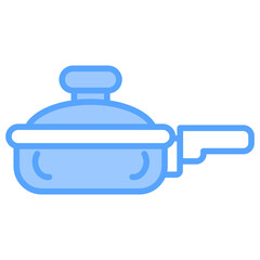 Cookware Blue Icon