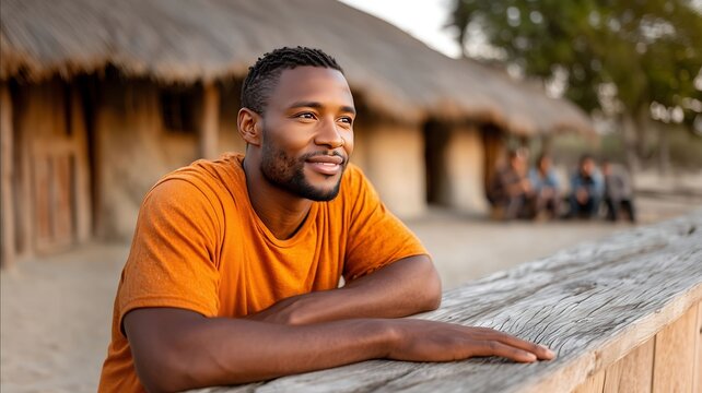 handsome young hipster male leaning on the sofa