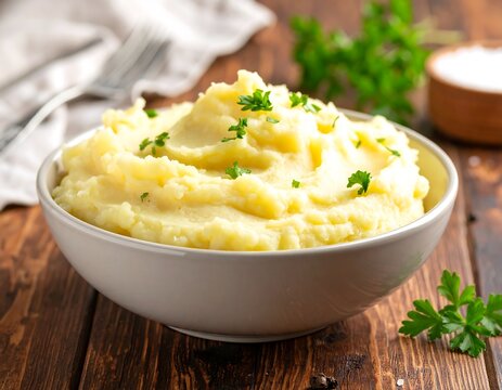 Creamy mashed potatoes in a bowl (2)