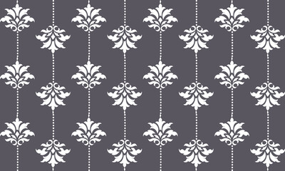 damask seamless pattern background. Classical old fashioned damask ornament, royal victorian seamless texture for wallpapers, textile, wrapping.