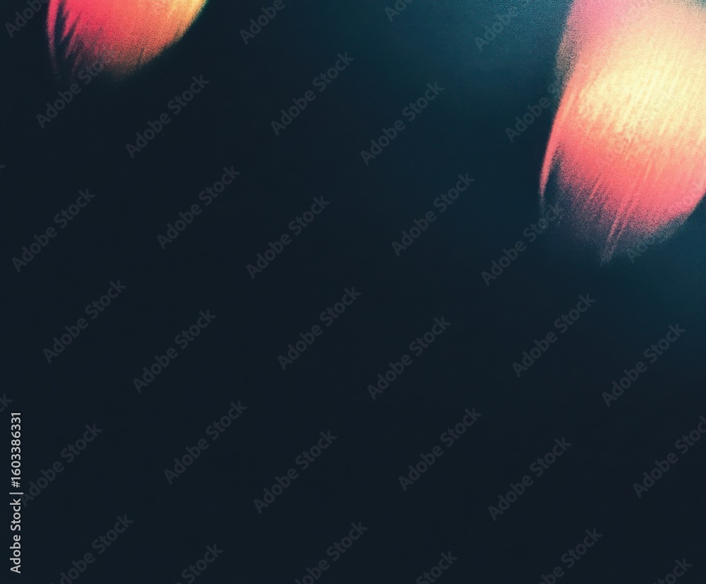 Poster abstract light particles creating a bokeh effect on a dark background. glowing dusty light for overl