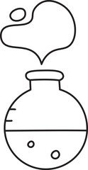 Chemistry Flask Doodle