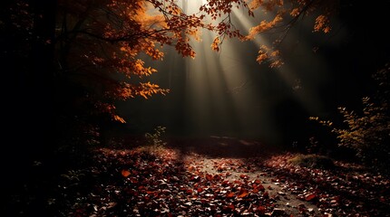 Underwater Sunbeams through Red Algae