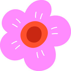 Playful Floral Cartoon