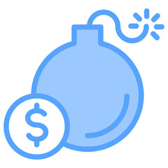 Bomb Blue Icon