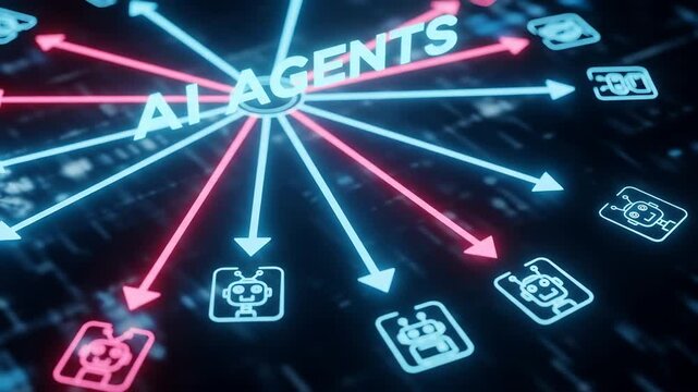 AI Agents Orchestrating Tasks for Multiple Robot Entities in a Futuristic Digital Network