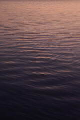 sunset over water