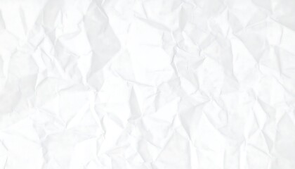 Crinkled white paper texture