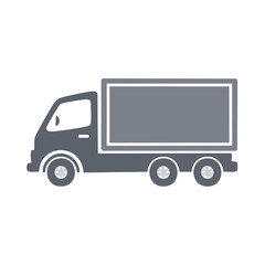 Delivery Van Illustration Trucking Vehicle Transporting Goods Lorry
