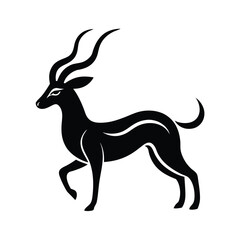 silhouette of a deer