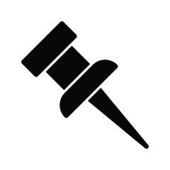 Pushpin icon design template
