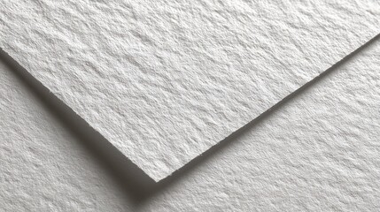 Fototapeta premium Textured White Paper Background Close-Up Macro Shot