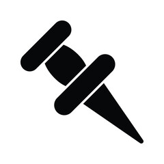 Pushpin icon design template